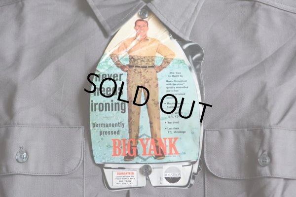 画像5: 1970s BIG YANK マチ付きワークシャツ　 DEAD STOCK　 表記15 1/2 M 
