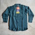 画像2: 1960s BIG YANK マチ付きワークシャツ　<br>“100％ COTTON”　<br>DEAD STOCK　<br>表記15 S<br> (2)