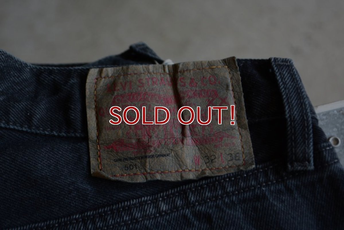画像7: EURO LEVI'S 501BLK　 表記W32 L36  (7)