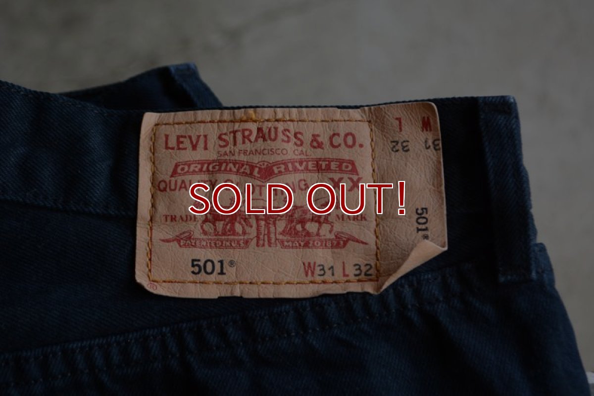 画像7: EURO LEVI'S 501BLK　 表記W31 L32  (7)