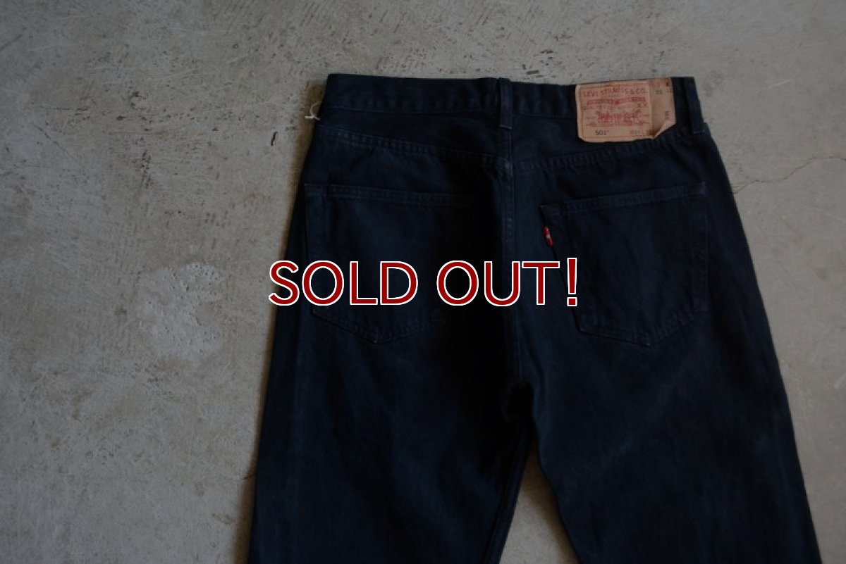 画像4: EURO LEVI'S 501BLK　 表記W31 L32  (4)
