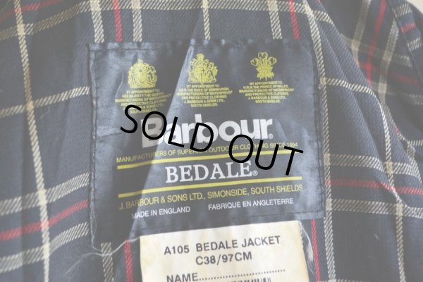 画像19: 1990s Barbour BEDALE オイルドジャケット　 表記38 