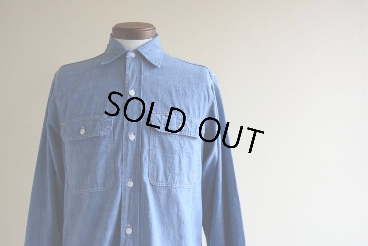 画像8: 1960s BIGMAC シャンブレーシャツ　 表記S  (8)