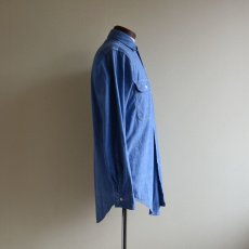 画像2: 1960s BIGMAC シャンブレーシャツ　 表記S  (2)