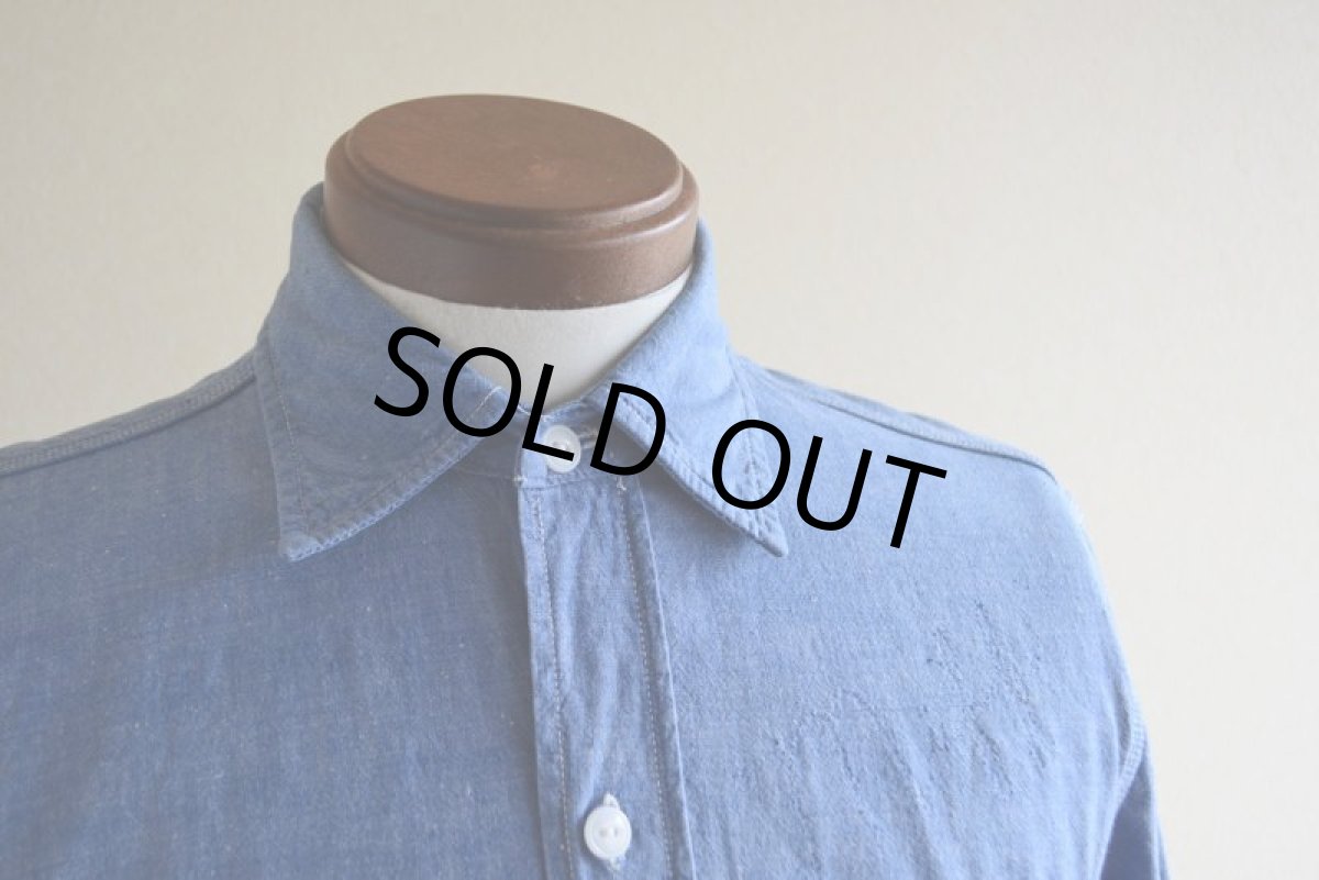 画像9: 1960s BIGMAC シャンブレーシャツ　 表記S  (9)