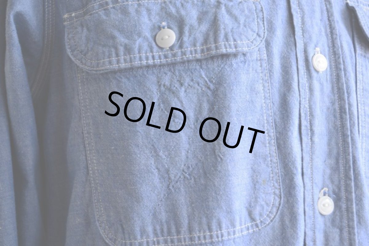 画像12: 1960s BIGMAC シャンブレーシャツ　 表記S  (12)