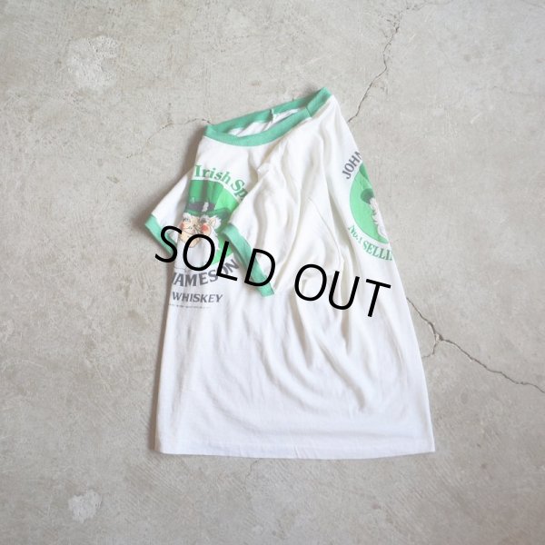 画像5: 1980s JAMESON リンガーTシャツ　 両面プリント　 実寸ML 