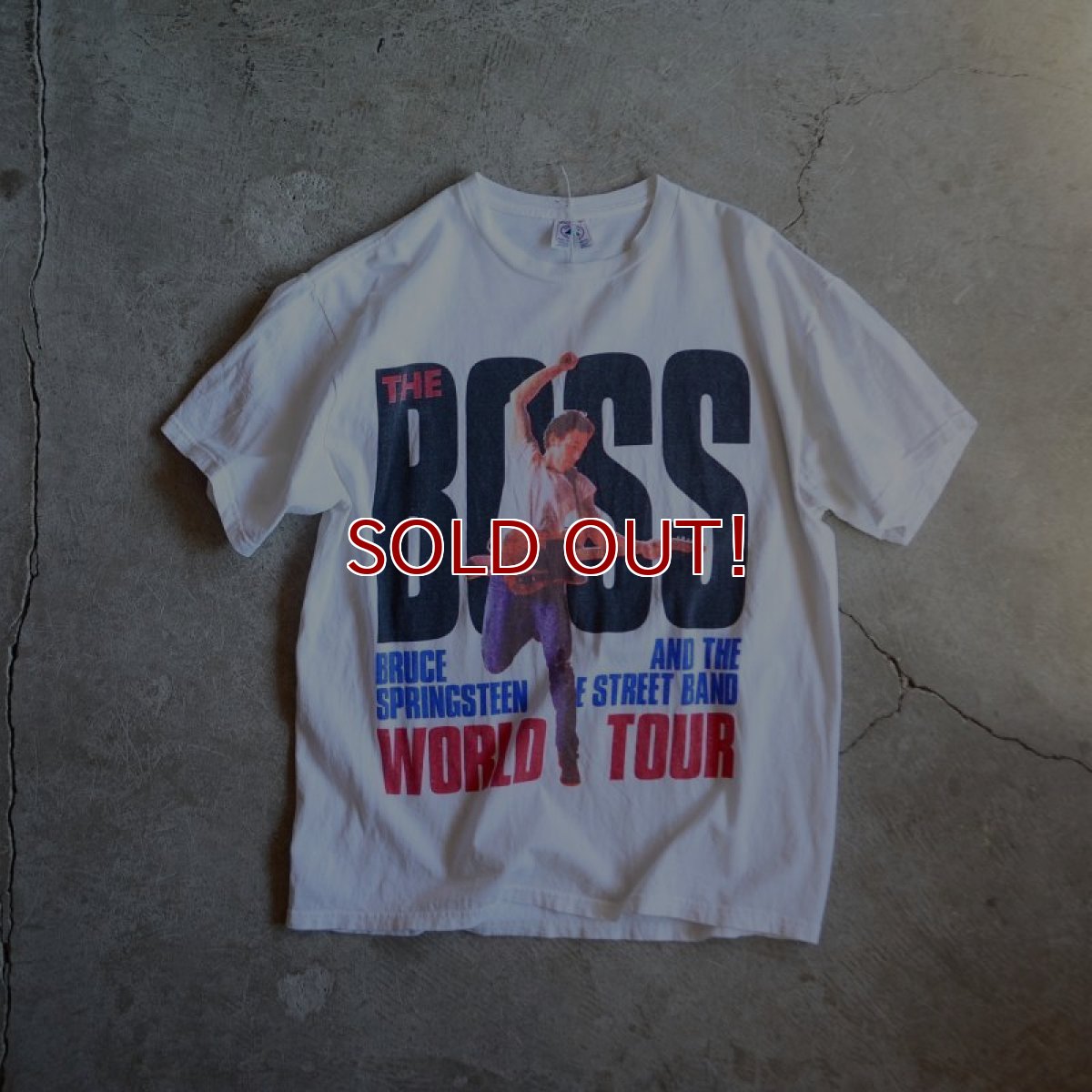 画像1: 1990s BRUCE SPRINGSTEEN & THE E STREET BAND WORLD TOUR Tシャツ　 表記L  (1)