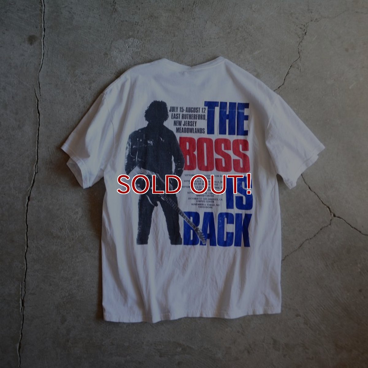 画像2: 1990s BRUCE SPRINGSTEEN & THE E STREET BAND WORLD TOUR Tシャツ　 表記L  (2)