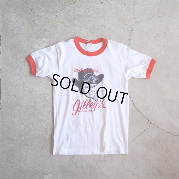 画像5: 1980s Gilley's リンガーTシャツ  両面プリント  表記L