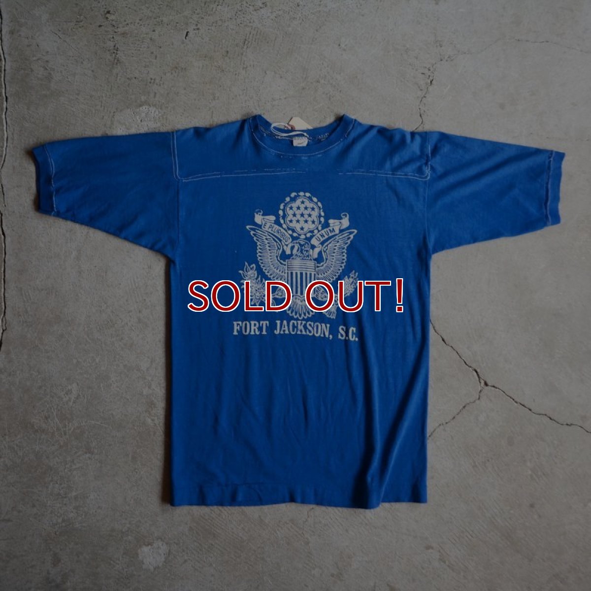 画像2: 1980s フットボールTシャツ　 表記L  (2)
