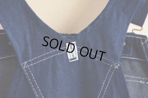 画像6: 1990s KEY Imperial デニムオーバーオール　 表記W40 L34 