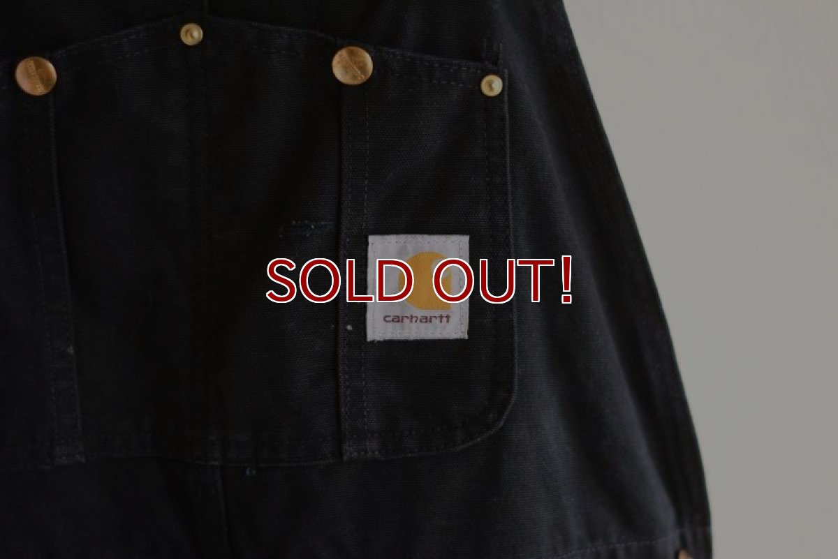 画像3: 1990s Carhartt ダブルニーダックオーバーオール　 MADE IN USA　 表記W40 L32  (3)