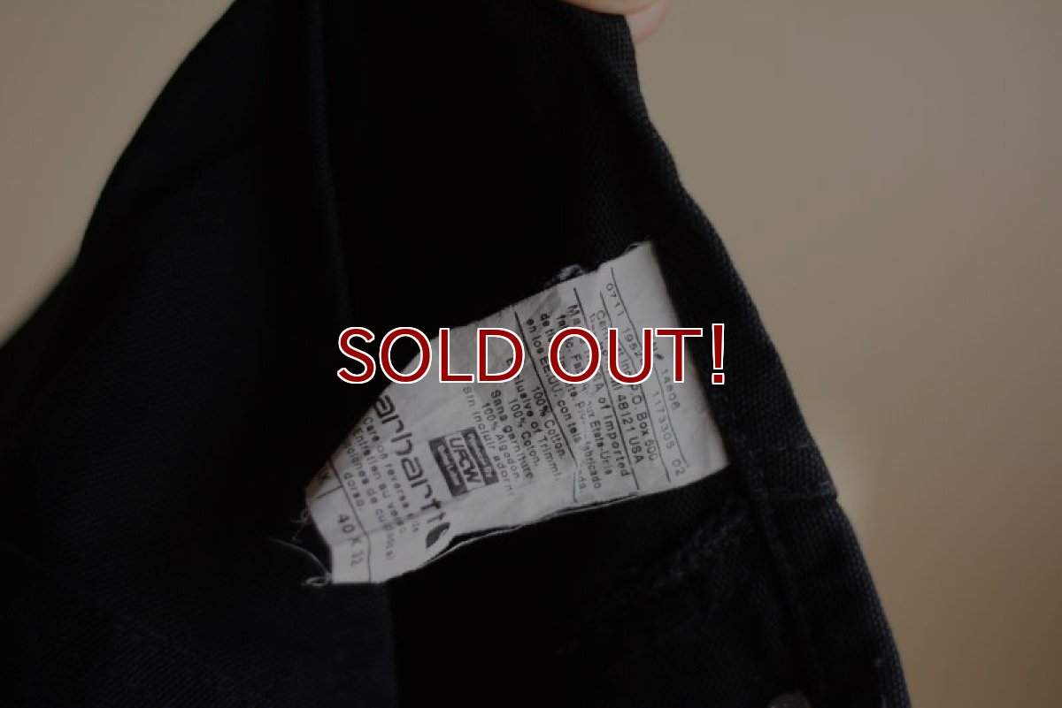 画像9: 1990s Carhartt ダブルニーダックオーバーオール　 MADE IN USA　 表記W40 L32  (9)