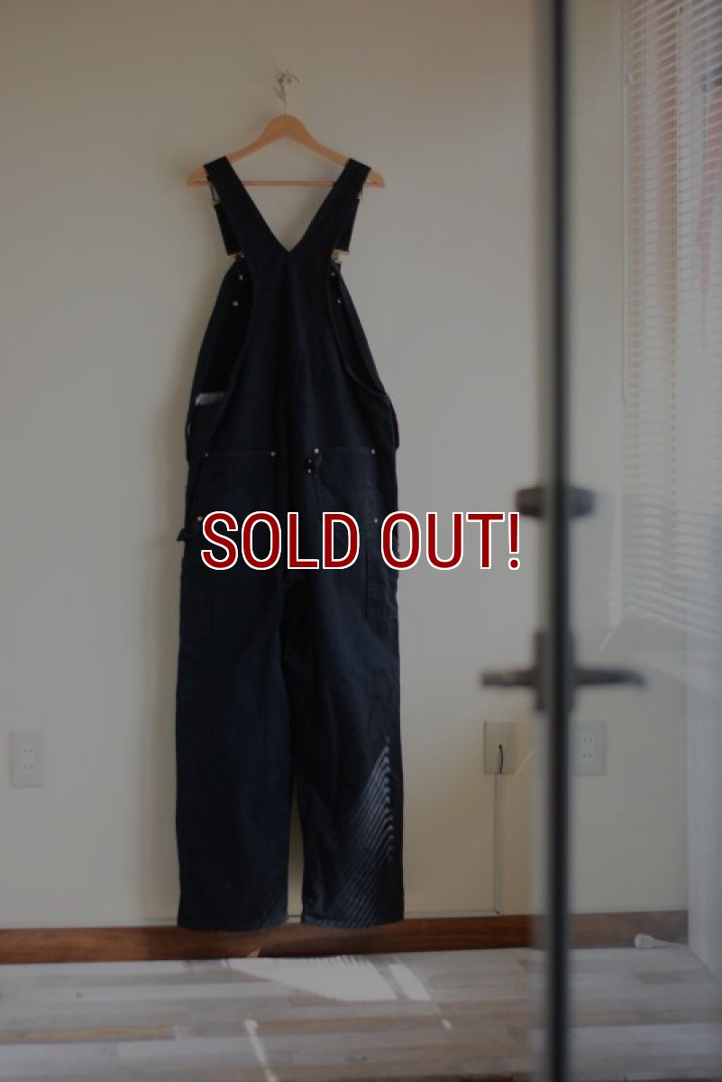 画像2: 1990s Carhartt ダブルニーダックオーバーオール　 MADE IN USA　 表記W40 L32  (2)