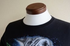 画像6: 1990s 猫の目から怪光線Tシャツ　 実寸M  (6)