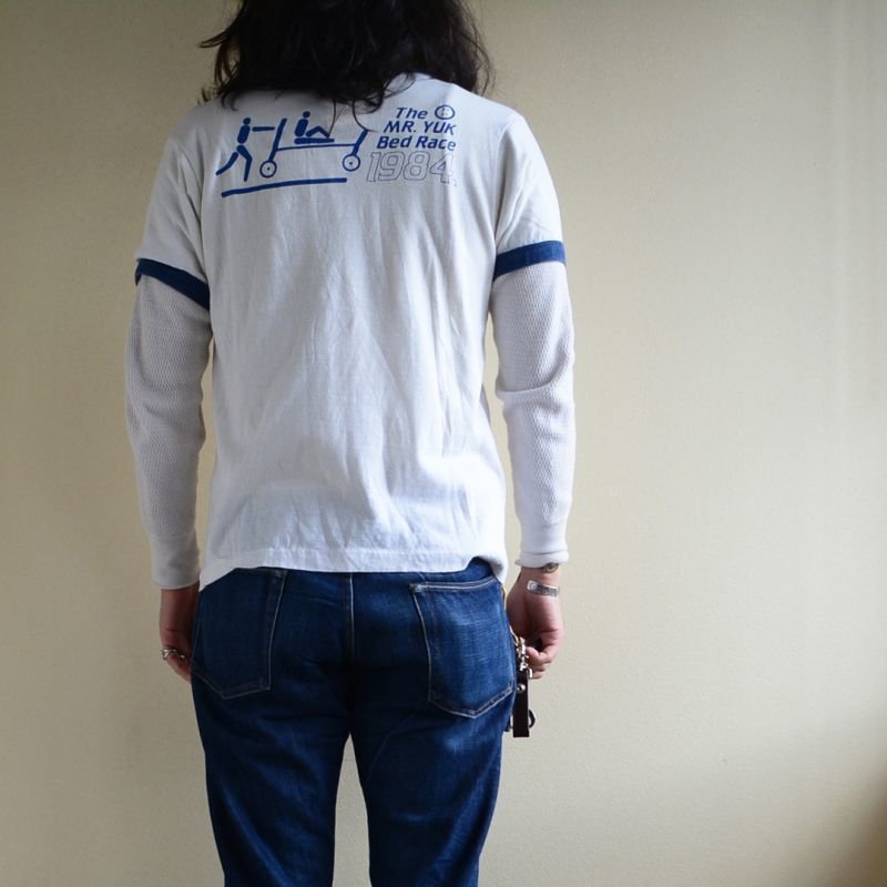 画像3: 1980s PEPSI リンガーTシャツ 両面プリント 表記XL