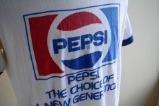 画像7: 1980s PEPSI リンガーTシャツ　 両面プリント　 表記XL  (7)