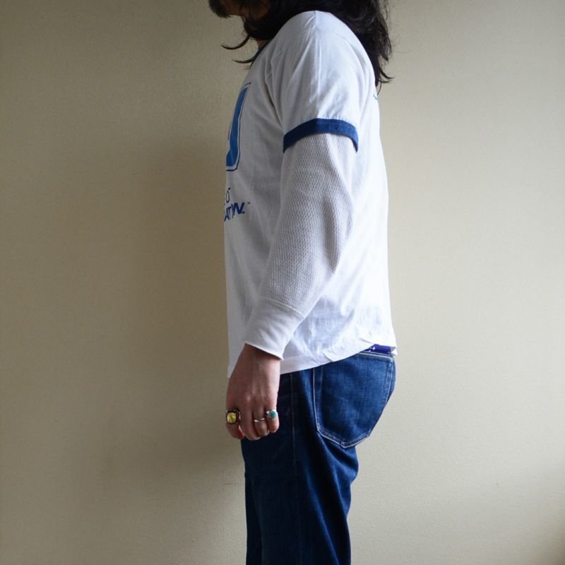 画像2: 1980s PEPSI リンガーTシャツ 両面プリント 表記XL