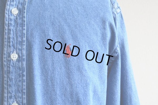 画像6: RalphLauren デニムBDシャツ　 表記Boys L 