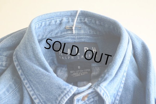 画像9: RalphLauren デニムBDシャツ  表記8