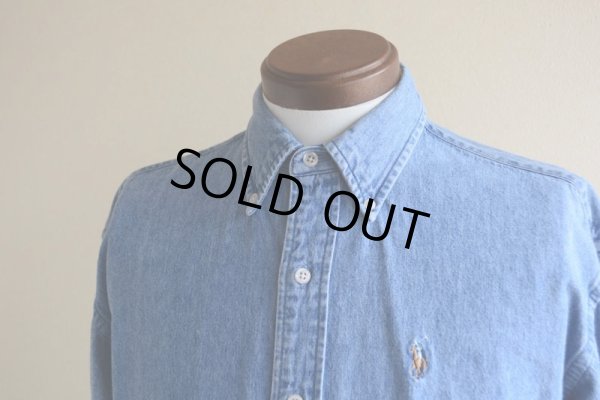 画像5: RalphLauren デニムBDシャツ　 表記Boys XL 