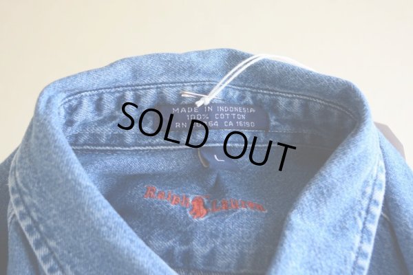 画像9: RalphLauren デニムBDシャツ　 表記Boys L 