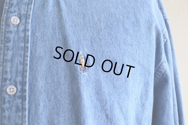 画像6: RalphLauren デニムBDシャツ　 表記Boys XL 