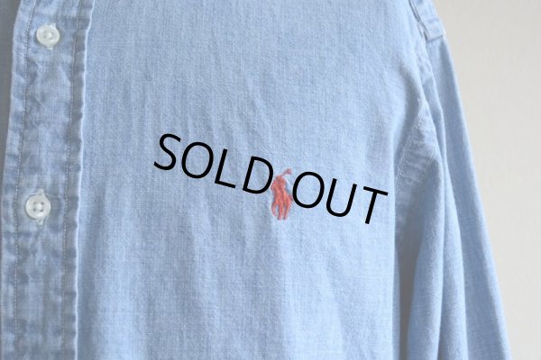 画像6: RalphLauren シャンブレーBDシャツ　 表記M 