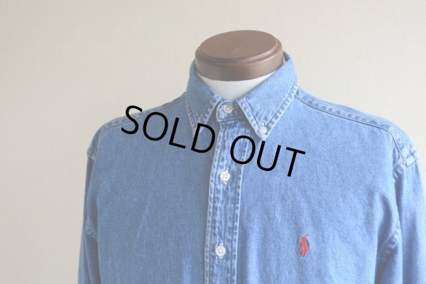 画像5: RalphLauren デニムBDシャツ　 表記Boys L 