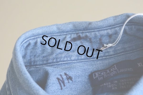 画像10: RalphLauren デニムBDシャツ　 表記Boys XL 