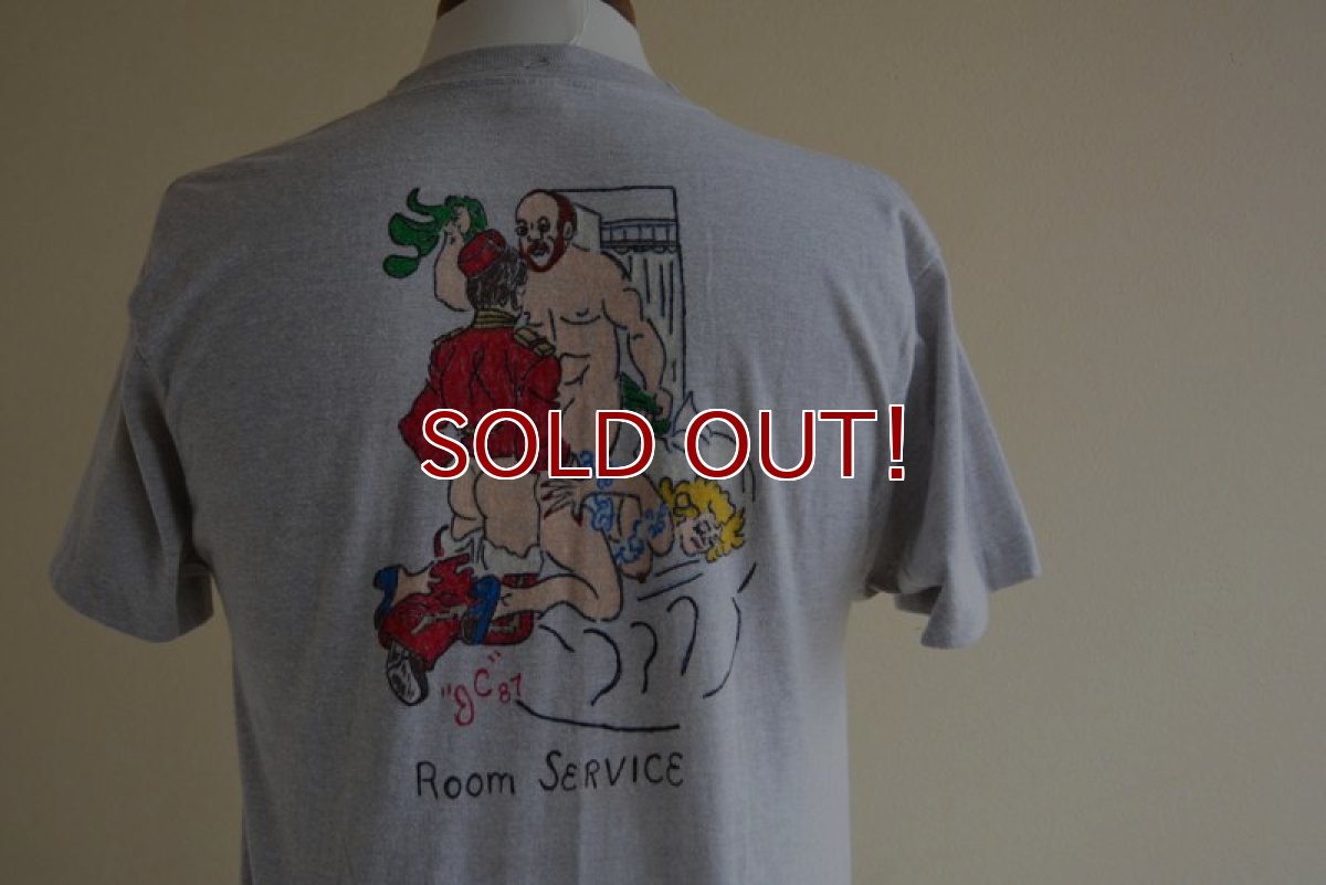 画像11: 1980s FRUIT OF THE LOOM ポケットTシャツ　 ハンドペイント　 表記M  (11)