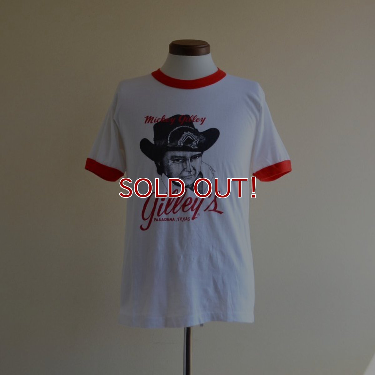 画像1: 1980s Gilley's リンガーTシャツ　 両面プリント　 表記L  (1)