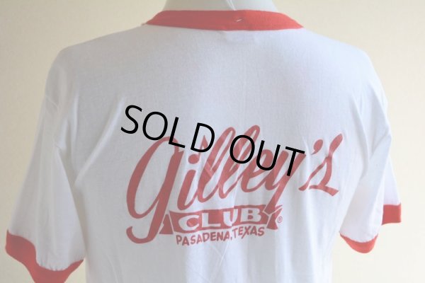 画像11: 1980s Gilley's リンガーTシャツ  両面プリント  表記L
