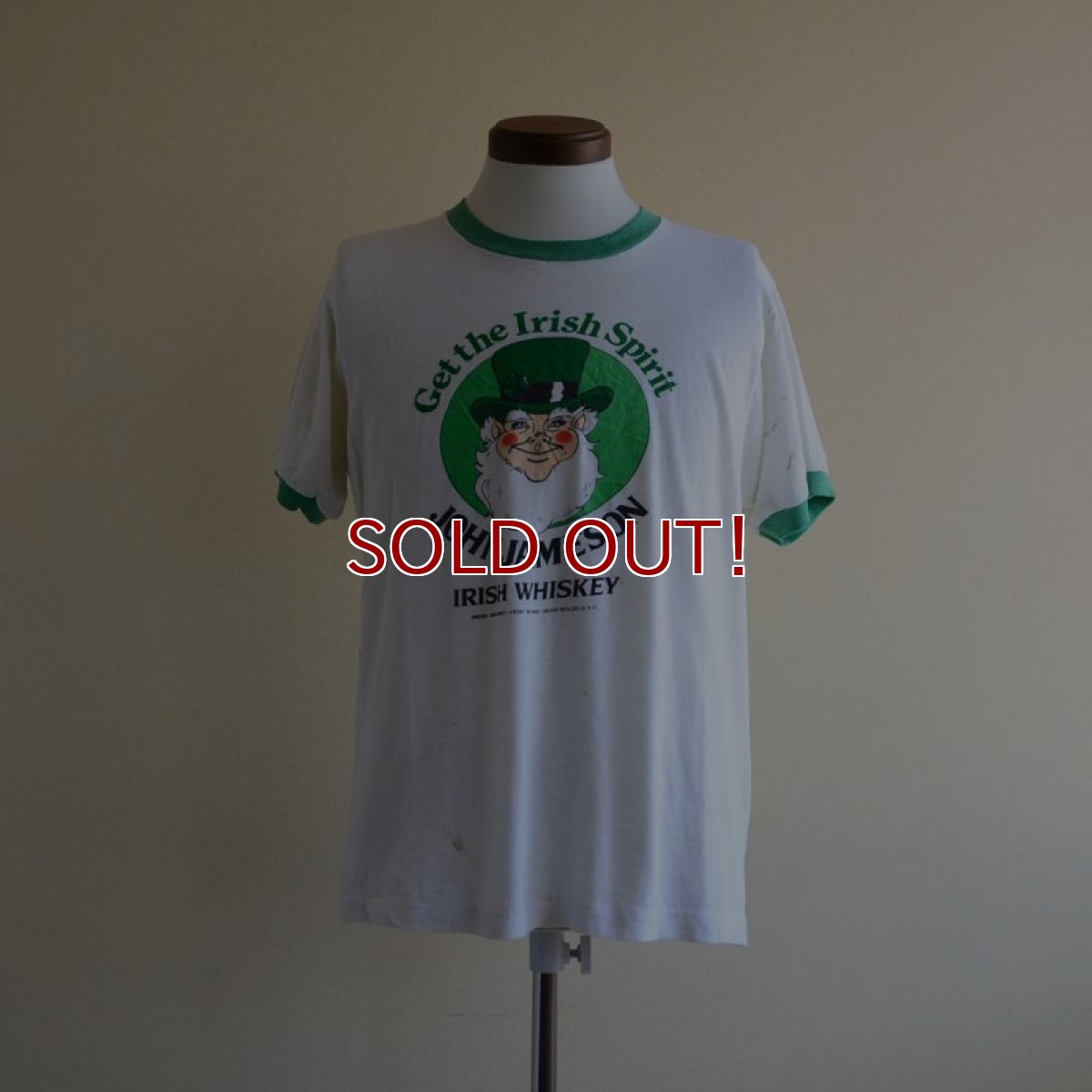 画像1: 1980s JAMESON リンガーTシャツ　 両面プリント　 実寸ML  (1)