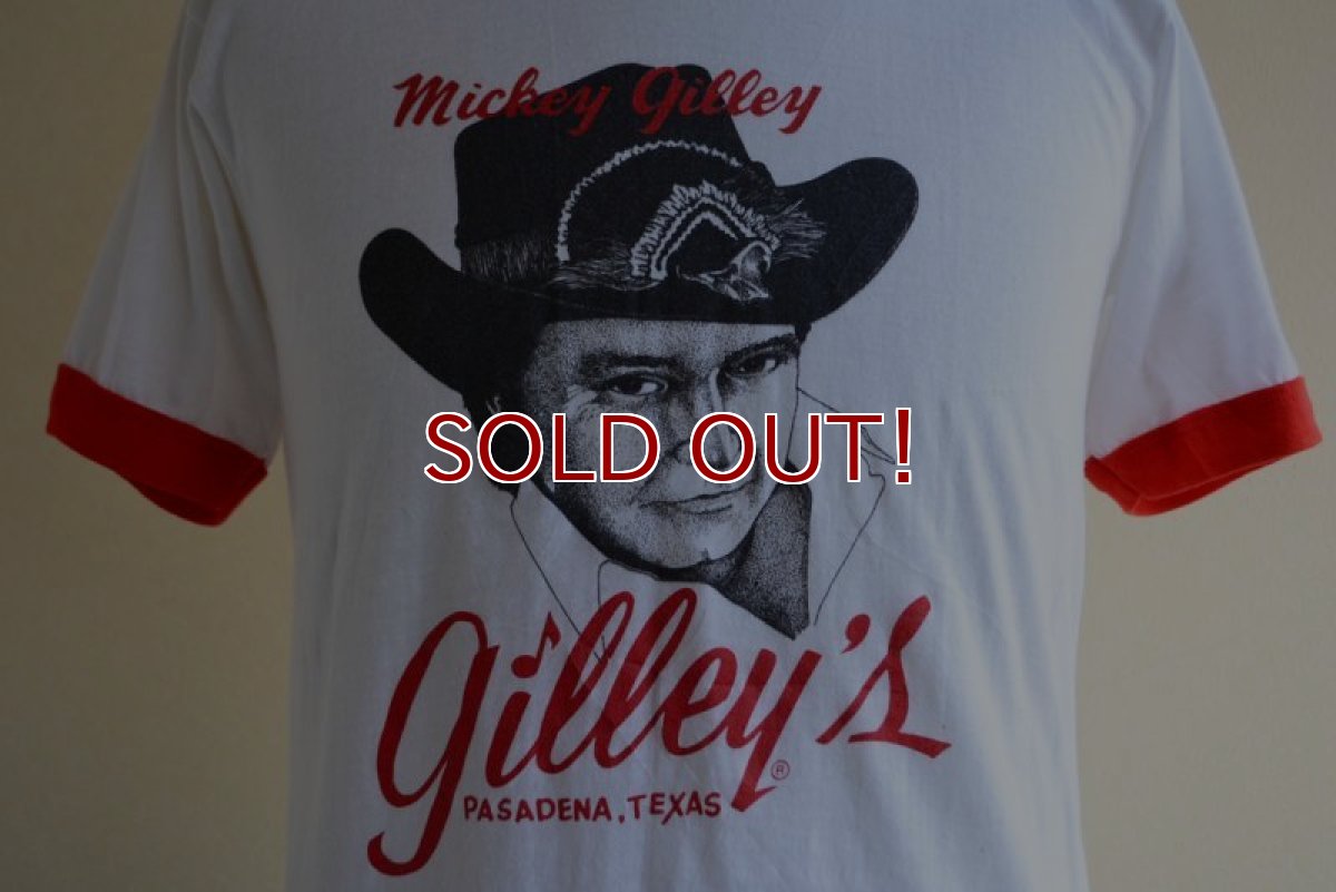 画像8: 1980s Gilley's リンガーTシャツ　 両面プリント　 表記L  (8)