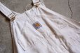 画像5: 1990s Carhartt 生成りオーバーオール　 MADE IN USA　 表記W36 L30 