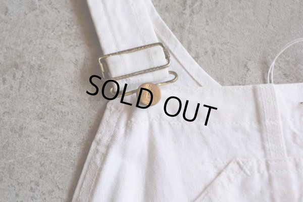 画像6: 1990s Carhartt 生成りオーバーオール　 MADE IN USA　 表記W36 L30 