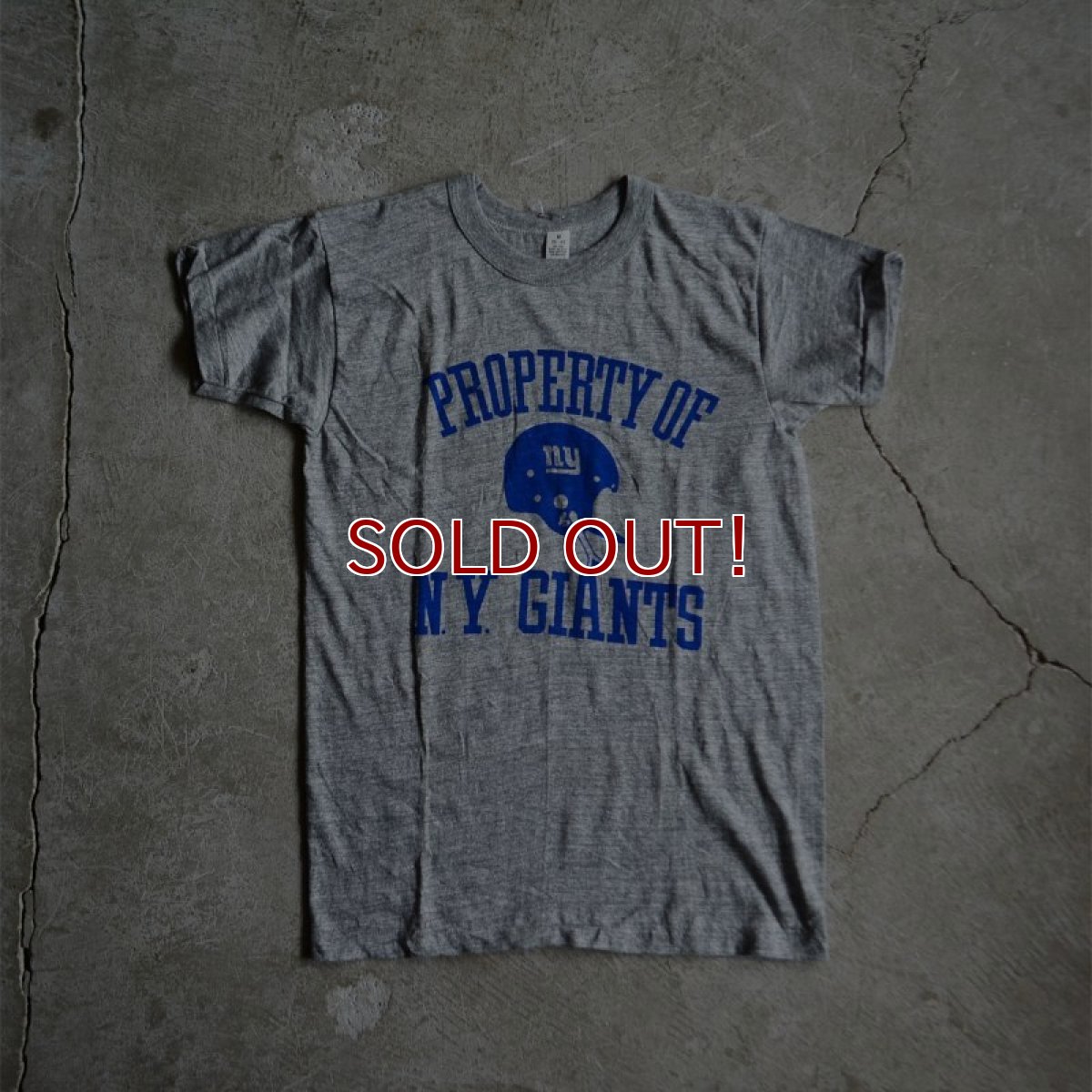 画像6: 1970s PROPERTY OF N.Y. GIANTS Tシャツ　 DEAD STOCK　 表記M  (6)
