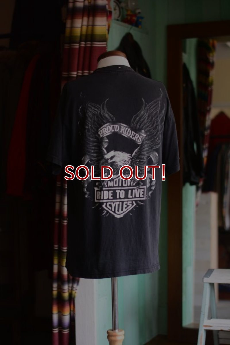 画像4: 1990s PROUD RIDERS EAGLE Tシャツ　 表記M  (4)