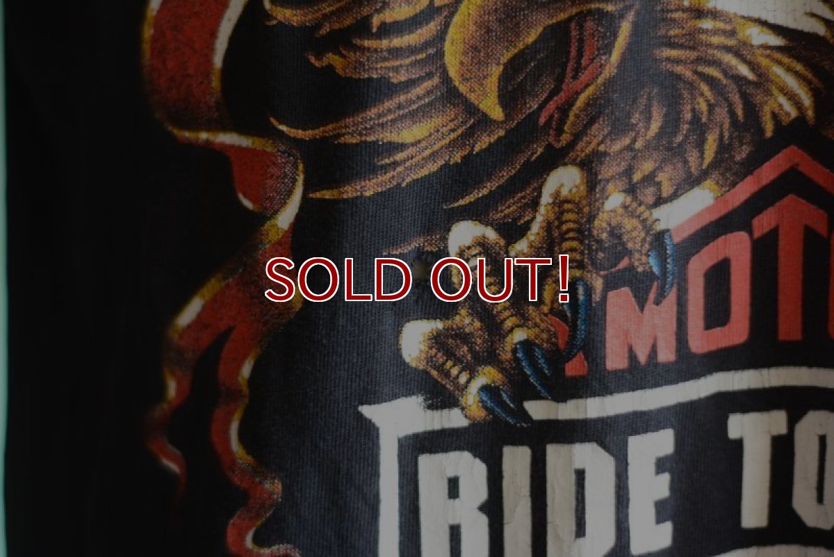 画像10: 1990s PROUD RIDERS EAGLE Tシャツ　 表記M  (10)