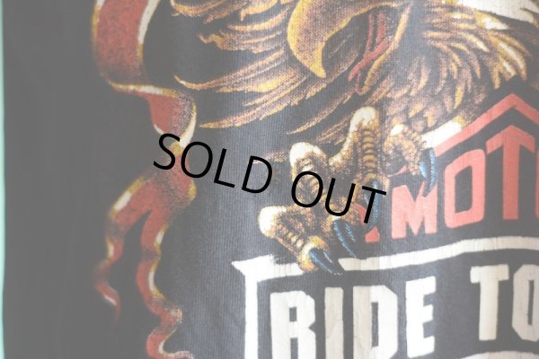 画像10: 1990s PROUD RIDERS EAGLE Tシャツ  表記M