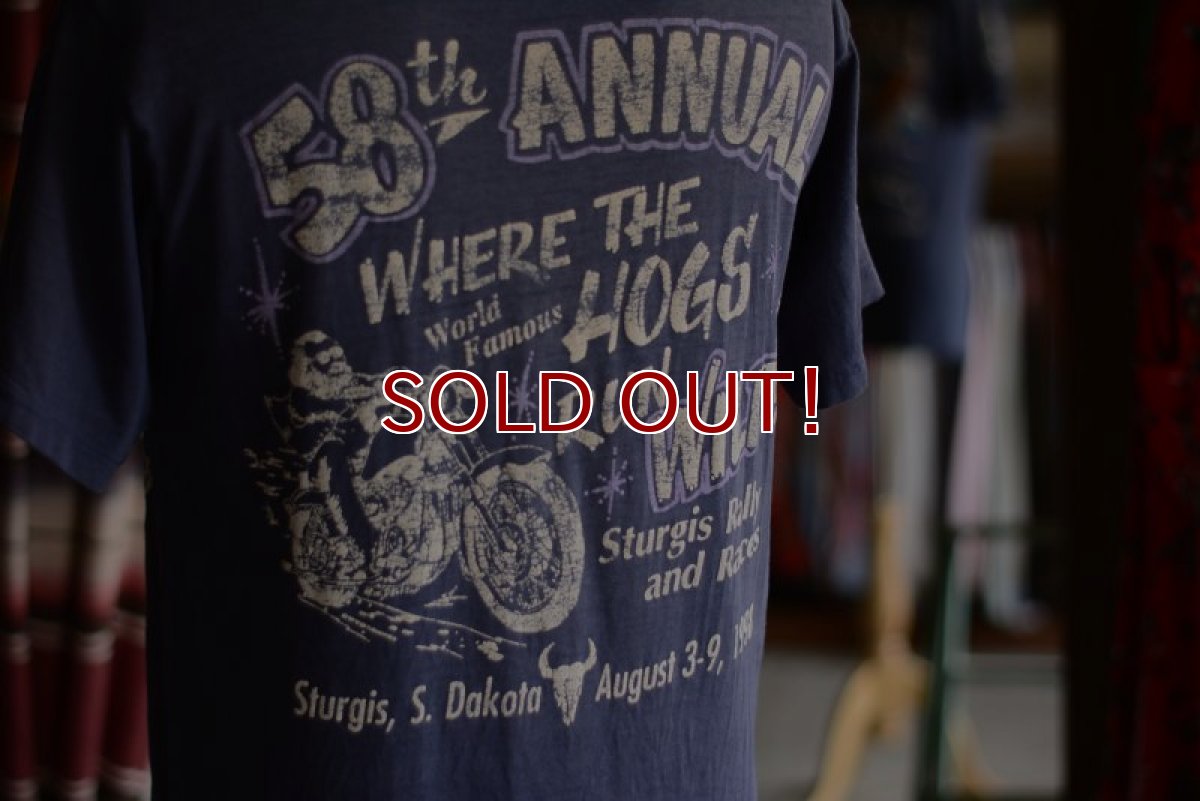 画像6: 1990s STURGIS RALLY & RACES 58th ANNUAL Tシャツ　 表記M  (6)