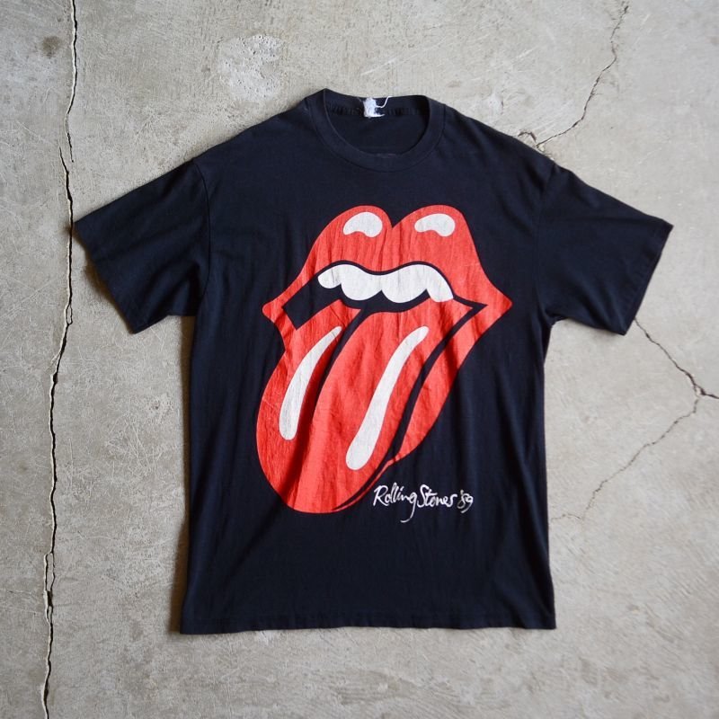 1980s THE ROLLING STONES THE NORTH AMERICAN TOUR 1989 Tシャツ 実寸