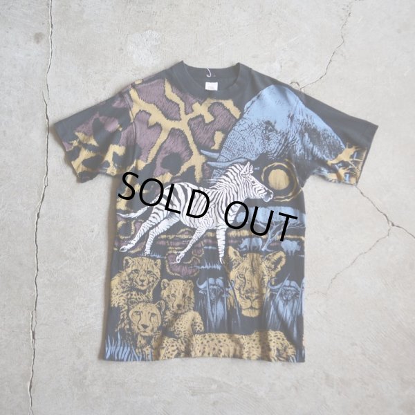 画像5: 1990s アニマル総柄Tシャツ　 表記M 