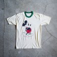 画像5: 1980s MICKEY MOUSE リンガーTシャツ　 実寸ML 