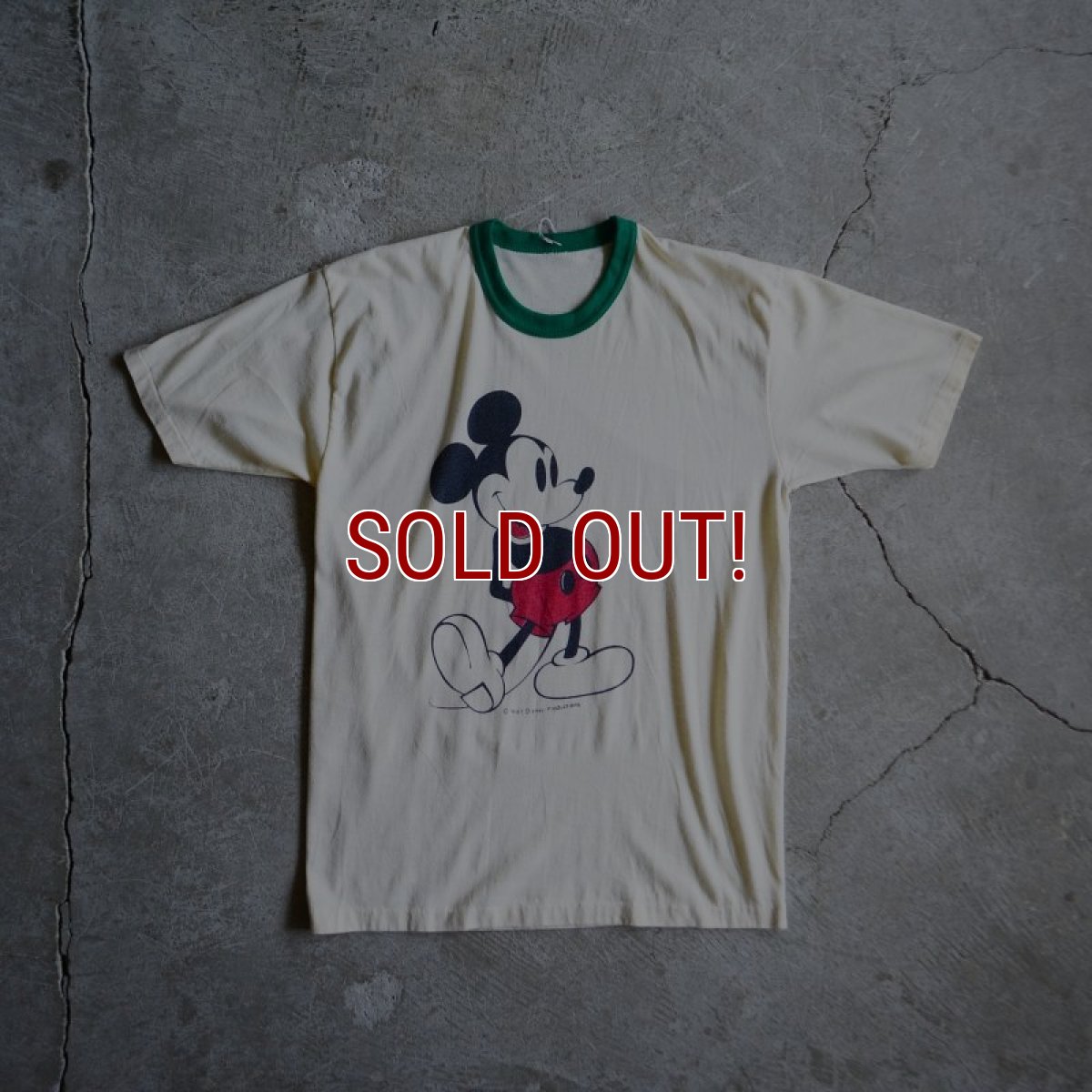 画像5: 1980s MICKEY MOUSE リンガーTシャツ　 実寸ML  (5)