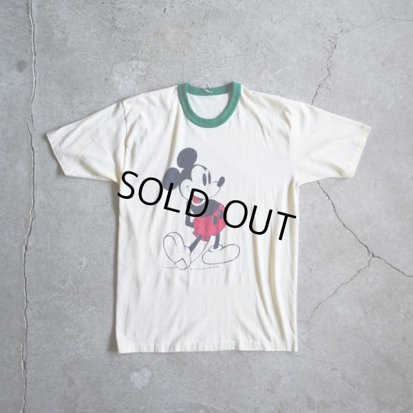 画像5: 1980s MICKEY MOUSE リンガーTシャツ　 実寸ML 