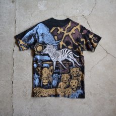 画像6: 1990s アニマル総柄Tシャツ　 表記M  (6)