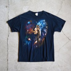 画像5: インディアンと宇宙Tシャツ　 表記L  (5)